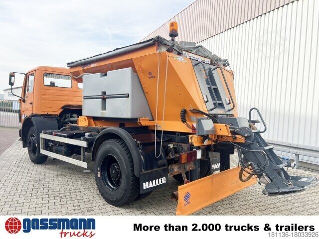 Barredora de calzadas Mercedes-Benz 1617 C 4x2, Winterdienstausstattung