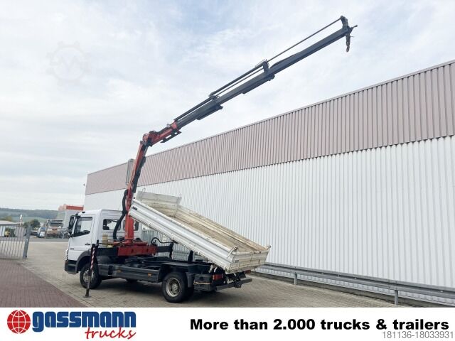 Kiepwagen Mercedes-Benz Atego 1224 KK 4x2, 2x AHK, Kran Palfinger PK8501