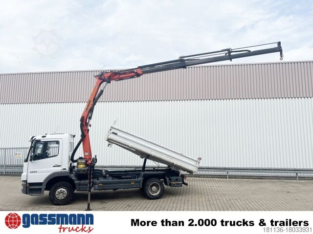 Kiepwagen Mercedes-Benz Atego 1224 KK 4x2, 2x AHK, Kran Palfinger PK8501