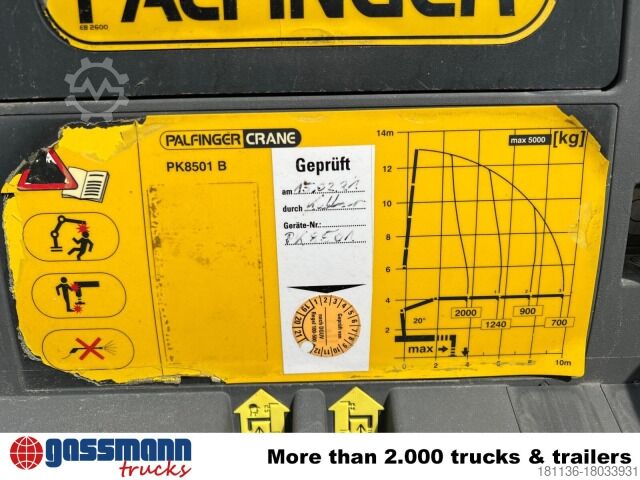 Kiepwagen Mercedes-Benz Atego 1224 KK 4x2, 2x AHK, Kran Palfinger PK8501