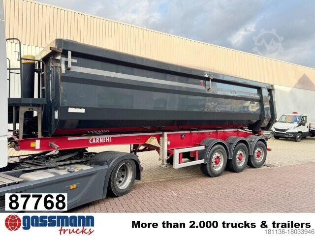 Kippers oplegger Carnehl CHKS/HH, Stahlmulde ca. 34m³, Liftachse,