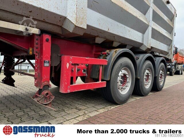 Kipper Auflieger  LÜCK SKF 35, Stahlmulde ca. 37m³, Liftachse