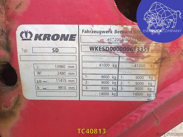 Transporte de contenedores Krone 