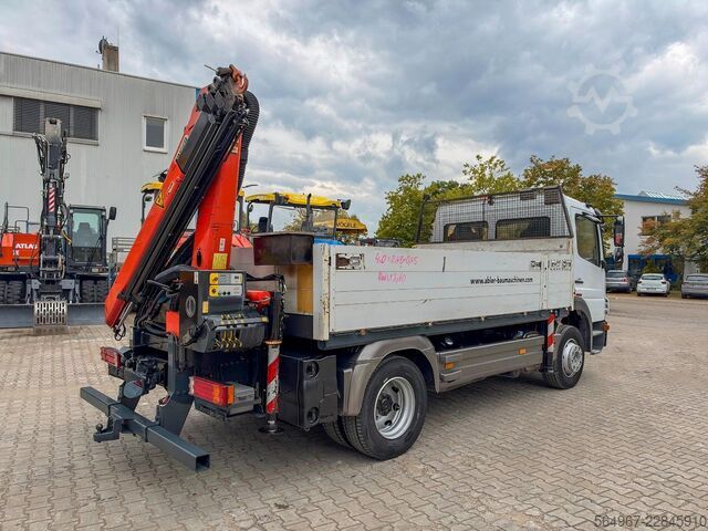 Ladbil med lad MERCEDES-BENZ 1224 Atego 4x2 Blatt-Luft Kran