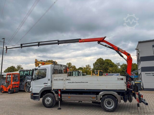 Ladbil med lad MERCEDES-BENZ 1224 Atego 4x2 Blatt-Luft Kran