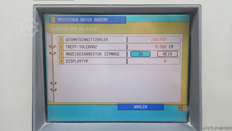 Paper cutting machine Polar Mohr 115 ED