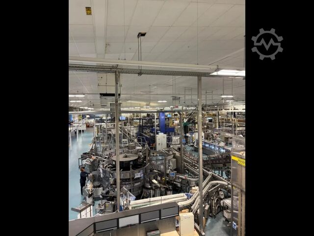 Used KRONES  glass bottling line - 18000 BPH Gassner 