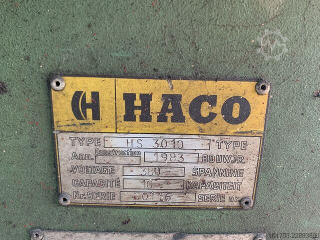 Nożyce hydrauliczne HACO HS 3010 - 3000 x 10 mm