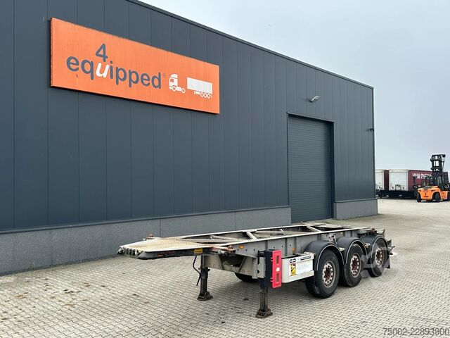 Transport kontenerowy Van Hool 20FT ADR CHASSIS / galvanized / MB DISC / 2x li...