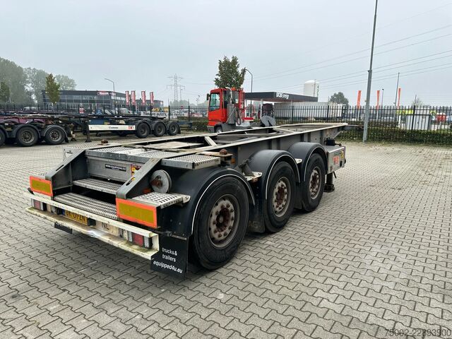 Transport kontenerowy Van Hool 20FT ADR CHASSIS / galvanized / MB DISC / 2x li...