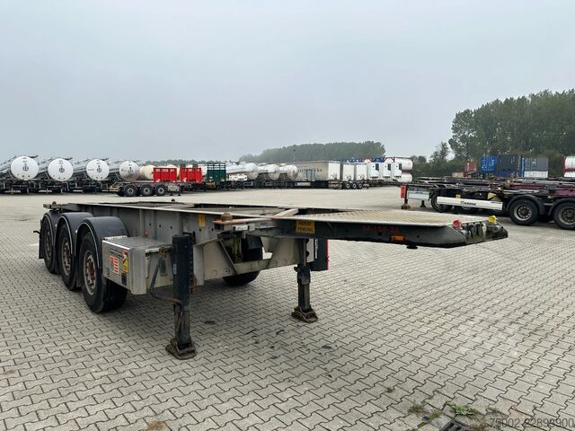 Transport kontenerowy Van Hool 20FT ADR CHASSIS / galvanized / MB DISC / 2x li...