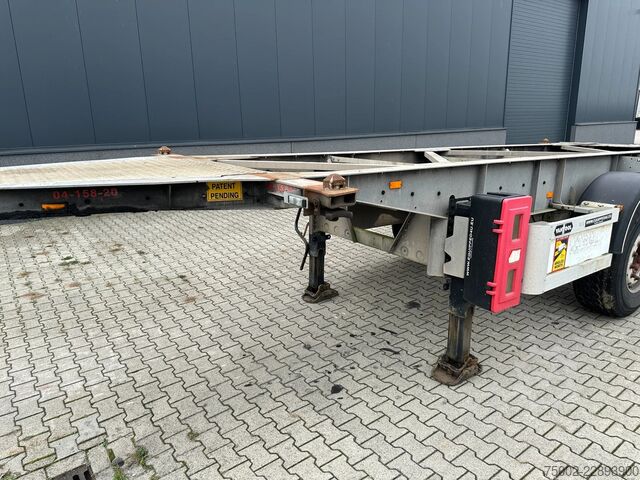 Transport kontenerowy Van Hool 20FT ADR CHASSIS / galvanized / MB DISC / 2x li...