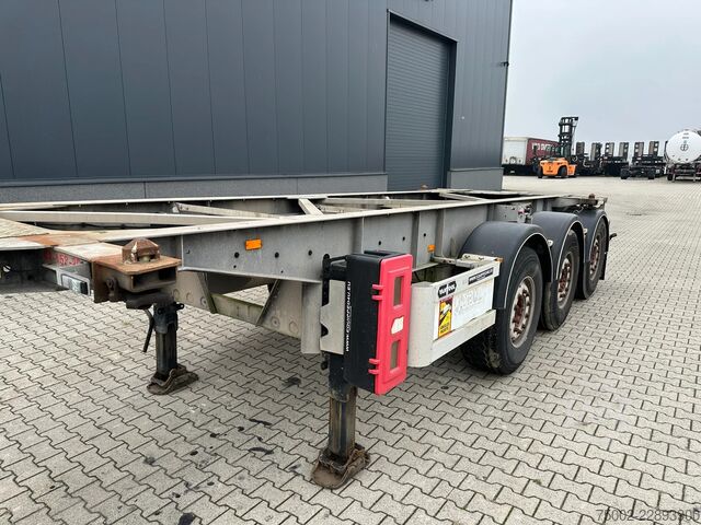 Transport kontenerowy Van Hool 20FT ADR CHASSIS / galvanized / MB DISC / 2x li...