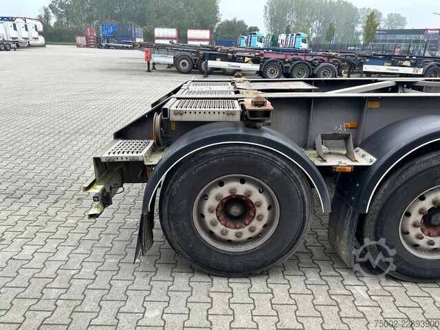 Transport kontenerowy Van Hool 20FT ADR CHASSIS / galvanized / MB DISC / 2x li...