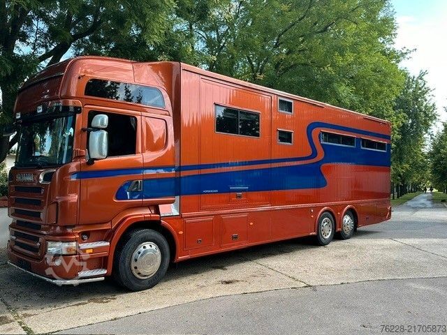 Kreaturvogn SCANIA Pferdetransporter