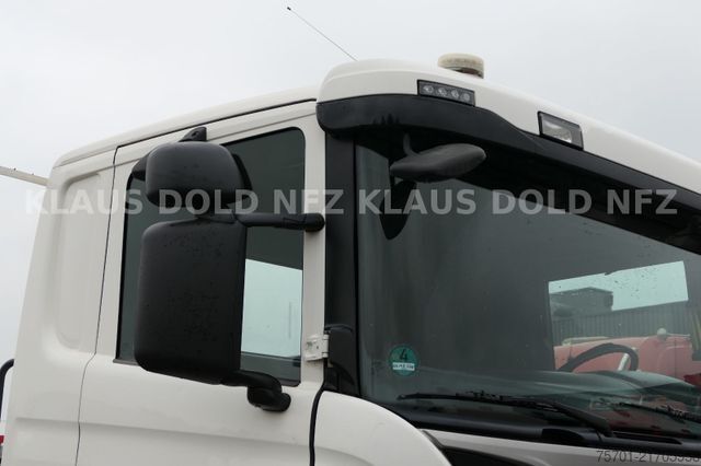Hákový nosič kontejnerů SCANIA P370 Abrollkipper Meiller Lift-/Lenkachse Kamera
