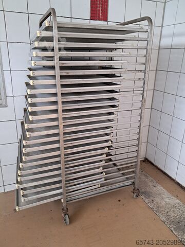 Caixas de fermentação em alumínio  58x79x3