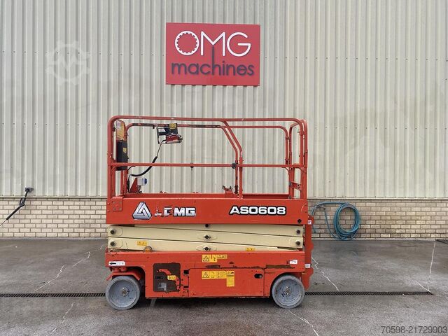 2018 LGMG AS0608, saxlift, 8 meter LGMG AS0608, Schaar hoogwerker, 8 meter
