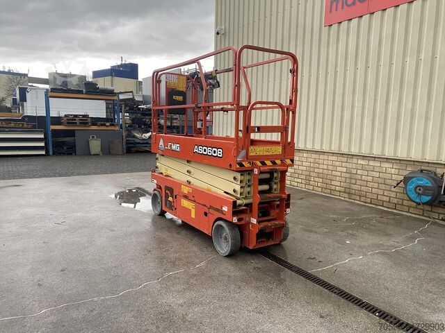2018 LGMG AS0608, saxlift, 8 meter LGMG AS0608, Schaar hoogwerker, 8 meter