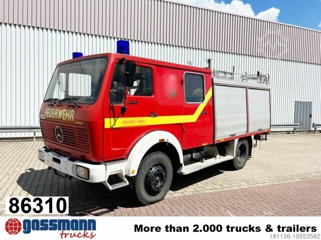 Fire brigade/rescue Mercedes-Benz 1222 AF 4x4 Doka, LHF 16