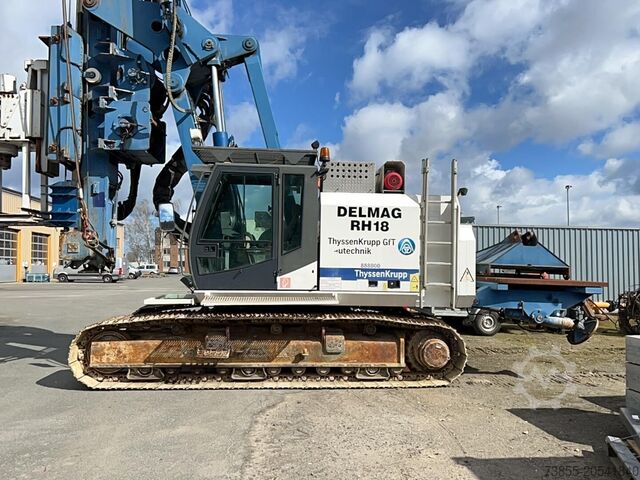 Wiertnica Delmag SR 25 BT / RH 18 on Sennebogen SR25 with ABI MDBA 3500 Soil Improvement Rig