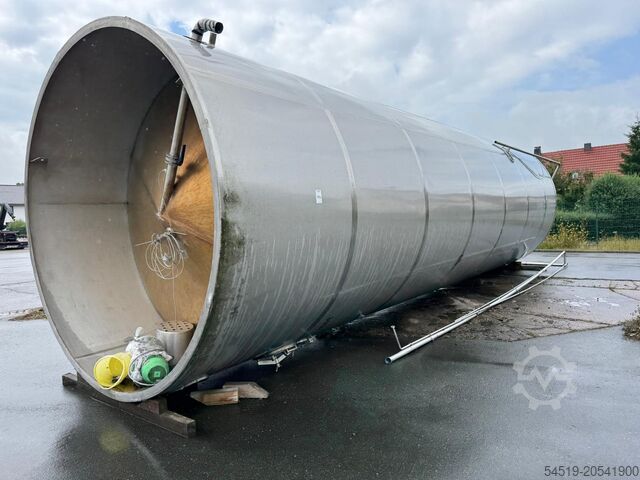 5x tanque de leite de 60 m³ com agitador, isolado Alfa Laval