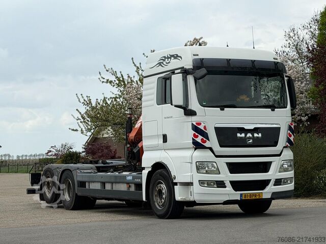 Containertransport (haakarmsysteem) MAN TGX KRAAN/HAAK/RADIO REMOTE!!
