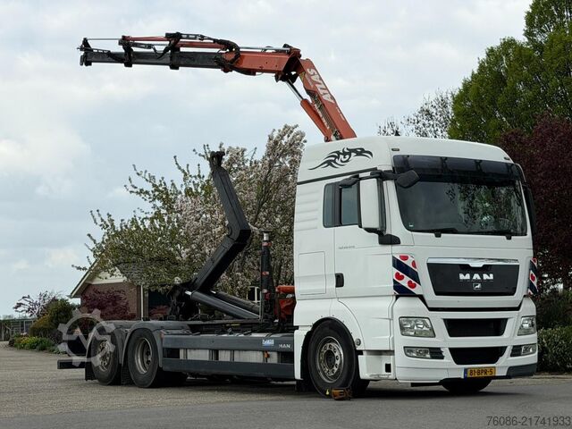 Containertransport (haakarmsysteem) MAN TGX KRAAN/HAAK/RADIO REMOTE!!