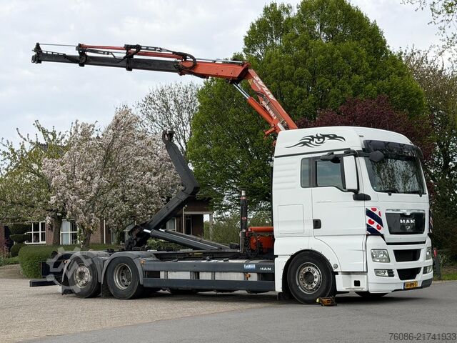 Containertransport (haakarmsysteem) MAN TGX KRAAN/HAAK/RADIO REMOTE!!