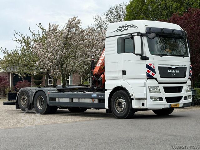Containertransport (haakarmsysteem) MAN TGX KRAAN/HAAK/RADIO REMOTE!!