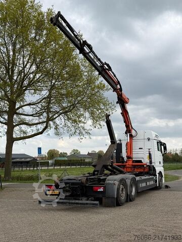 Containertransport (haakarmsysteem) MAN TGX KRAAN/HAAK/RADIO REMOTE!!