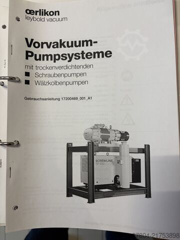 Bomba de vácuo OERLIKON LEYBOLD VACUUM SP 630 F incl. ATEX