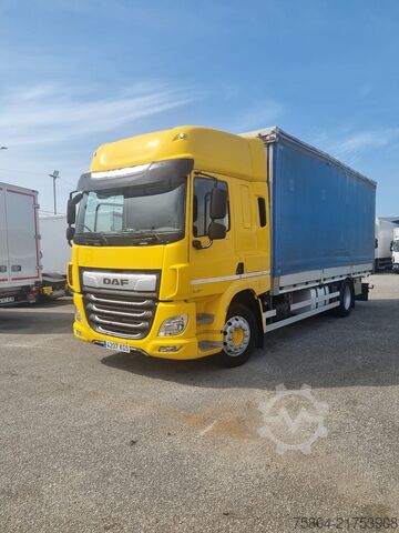 Camión plataforma con toldo DAF CF 340 FA