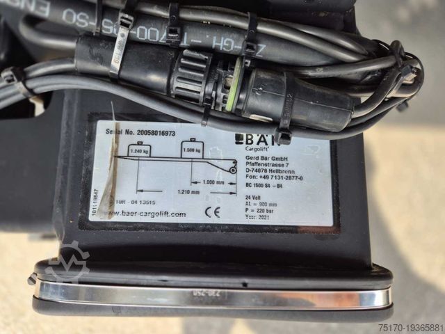 Vrachtwagen met bakwagen MERCEDES-BENZ Atego 1524 L LBW 1.500kg Standheizung Klima