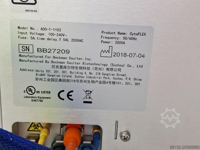 Beckman Coulter CytoFLEX A00-1-1102 flowcytometer Beckman Coulter CytoFLEX A00-1-1102