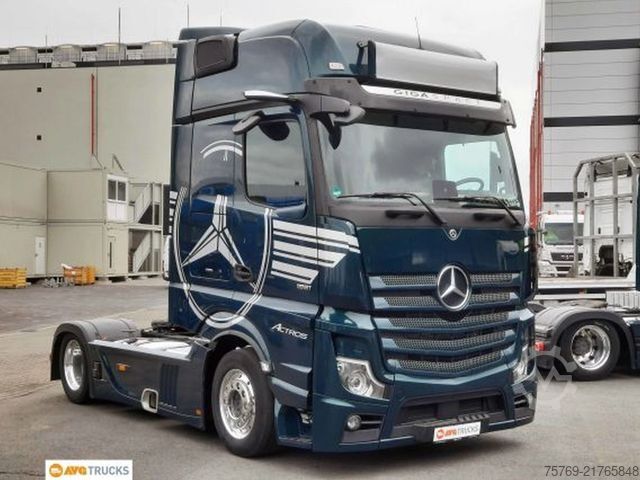 Nagy térfogatú nyergesvontató MERCEDES-BENZ 1851 LS ACTROS Giga Retarder Standklima Alu
