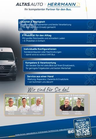 Minibusz MERCEDES-BENZ Sprinter Cityline Sitzplätze 14+ 2klapp +12Steh.