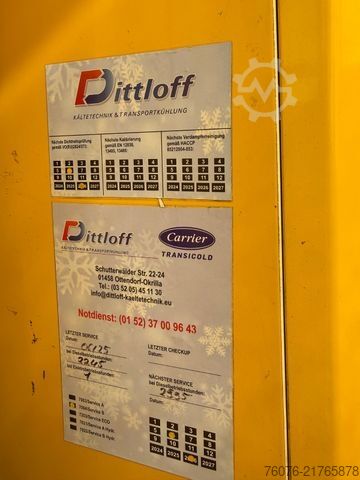 Camion frigorifique MERCEDES-BENZ 2540 LL 6x2/4 Kühlkoffer 8.2m LBW 2,5t  Carrier