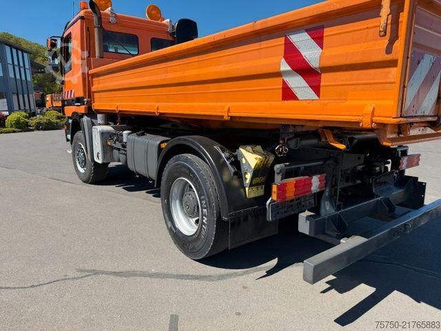 Camion ribaltabile trilaterale MERCEDES-BENZ Actros 1831 4x4 Meiller Kipper + Kupplung,