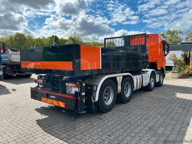 Teherautóra szerelt daru VOLVO FH 460 Balast-Pritsche + SZM 8x4