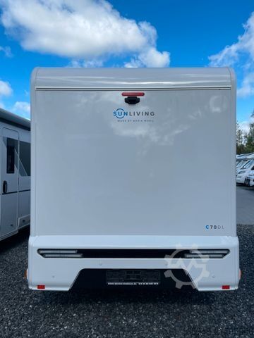 Ημιενσωματωμένο αυτοκινούμενο τροχόσπιτο SUNLIVING C 70 DL *Automatik*165 PS*Markise+Solaranlage*