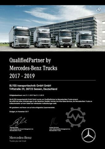 Vrachtwagen met bakwagen MERCEDES-BENZ Atego 12xx Koffer 730 x 249 x 265 cm