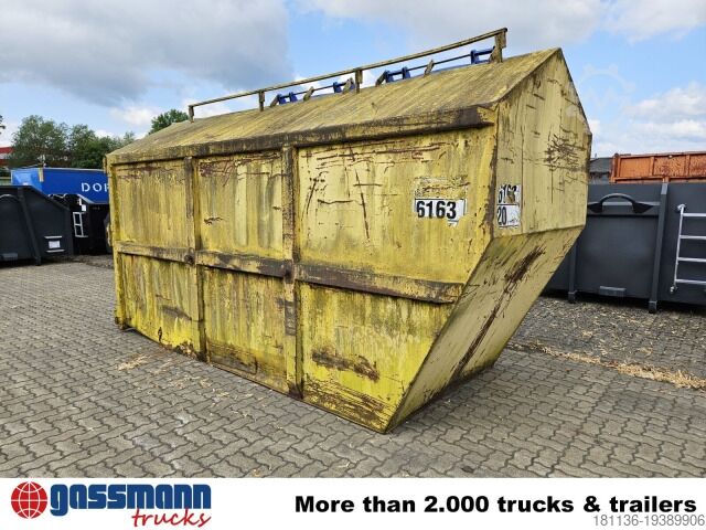 Afzetcontainer Absetzcontainer ca. 15m³ geschlossen mit Deckel