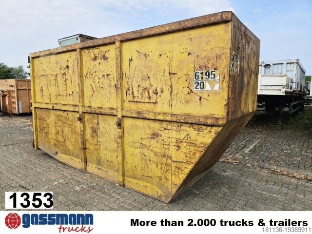 Afzetcontainer Absetzcontainer ca. 17m³ offen mit Flügeltüren
