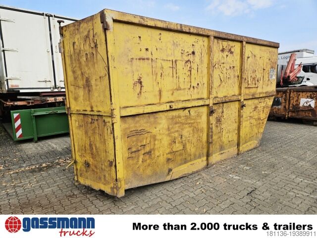 Afzetcontainer Absetzcontainer ca. 17m³ offen mit Flügeltüren