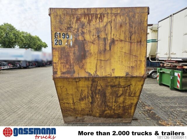 Afzetcontainer Absetzcontainer ca. 17m³ offen mit Flügeltüren