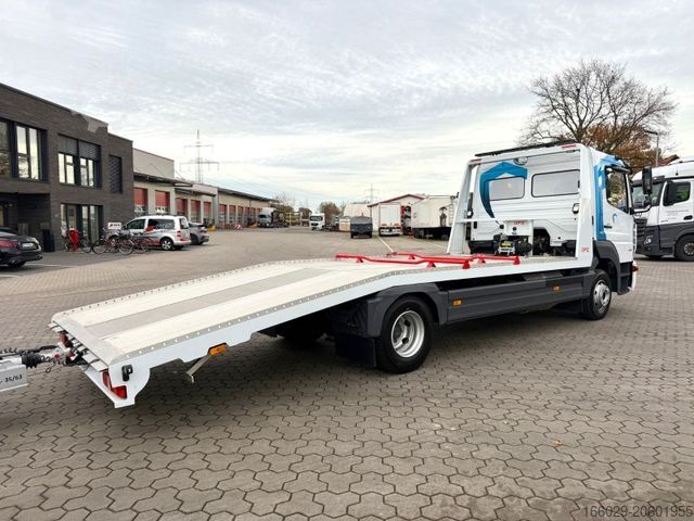 Car carrier van MERCEDES-BENZ Atego 918L Autotransporter mit BFZ Anhänger