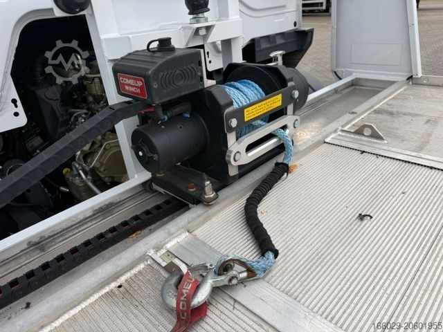 Car carrier van MERCEDES-BENZ Atego 918L Autotransporter mit BFZ Anhänger