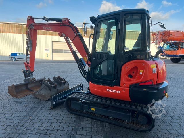Minigraver KUBOTA KX042-4A / nur 1.462h! / 2022
