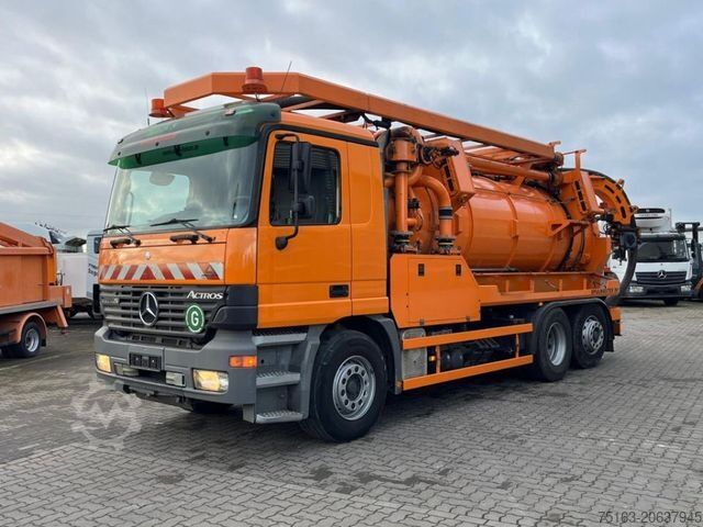 Vacuum tank truck MERCEDES-BENZ Actros 2535 L Saug + Spülwagen Assmann Spülmaste